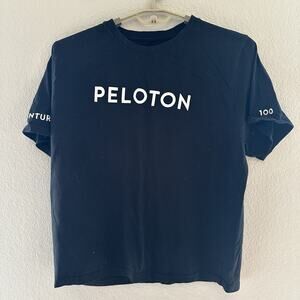 Peloton Century Tshirt Black White 100% Cotton Short Sleeve 100 Size XXL